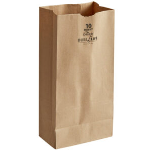 21026 - 10lb BROWN BAGS  2M