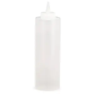 36446 - 12oz CLEAR SQUEEZE BOTTLE