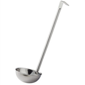 39528 - 12oz ONE PIECE STAINLESS STEEL LADLE