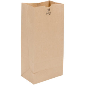 21030 - 16lb BROWN BAGS  1M