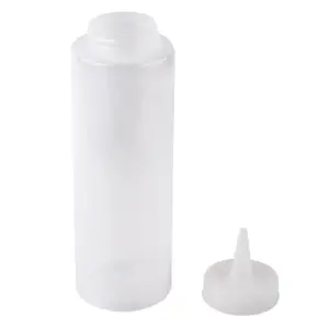 36434 - 8oz CLEAR SQUEEZE BOTTLE