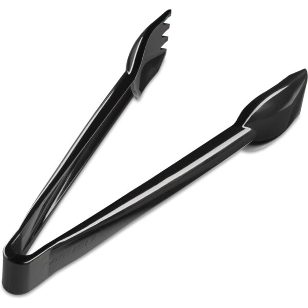 39322 - 9" BLACK PLASTIC TONGS