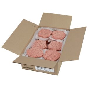 77062 - BLACK ANGUS BEEF BURGERS    4oz