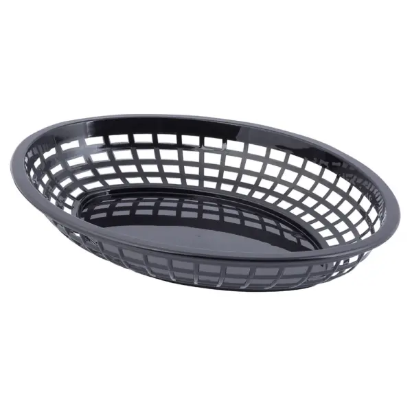 42262 - BLACK JUMBO PLASTIC FOOD BASKET