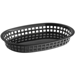 42214 - BLACK PLASTIC FOOD BASKET