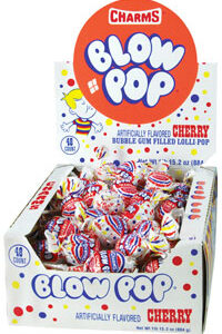 30484 - CHERRY BLOW POPS