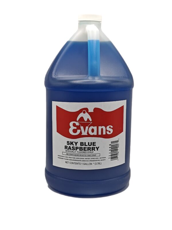 10774 - SKY BLUE RASPBERRY SYRUP