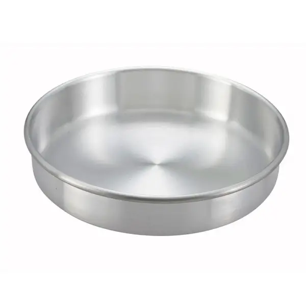 45944 - 8" ALUMINUM CAKE PAN 2" DEEP