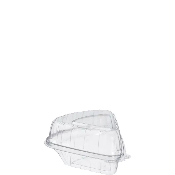 24354 - 5x6x3 CLEAR PIE WEDGE TO-GO CONTAINER C54HT1