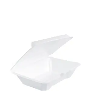 24306 - 9X6X3.5 WHITE FOAM TO-GO CONTAINERS 205HT1