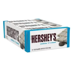 31366 - HERSHEY COOKIES & CREAM BARS