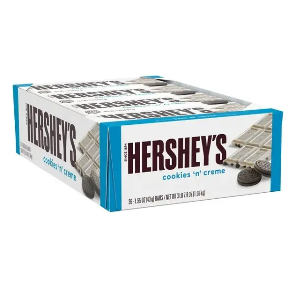 31366 - HERSHEY COOKIES & CREAM BARS