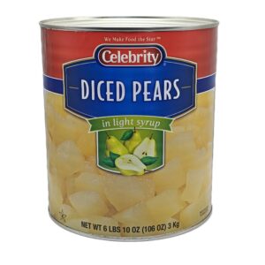 4018 - DICED PEARS LIGHT SYRUP