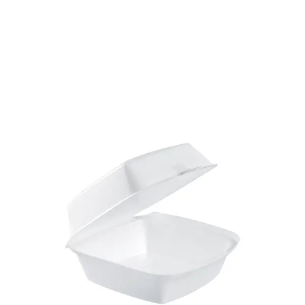 24318 - 6x6x2.5 WHITE FOAM TO-GO CONTAINERS 60HT1
