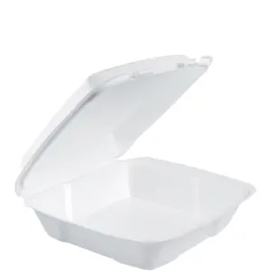 24328 - 9.4x9x3 WHITE FOAM TO-GO CONTAINERS 90HT1R