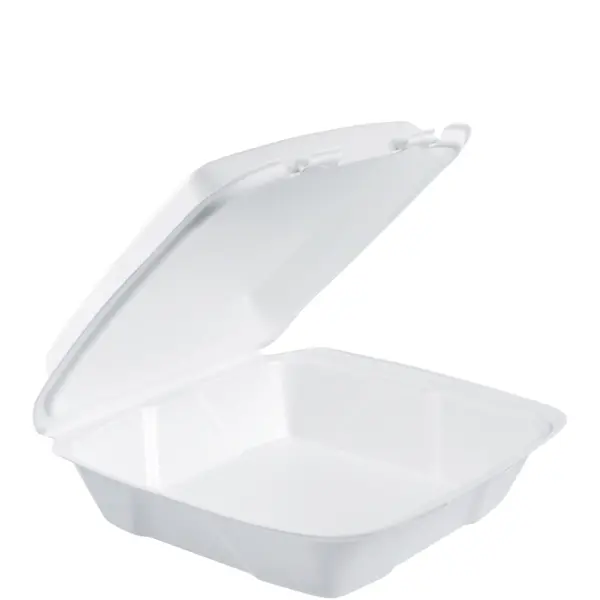 24328 - 9.4x9x3 WHITE FOAM TO-GO CONTAINERS 90HT1R