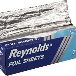 25654 - 12"x10.75" ALUMINUM FOIL SHEETS