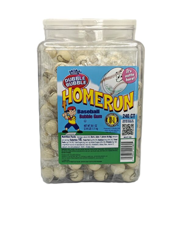 33776 - HOME RUN BASEBALL GUMBALLS
