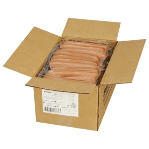65460 - FROZEN 8/1 ALL BEEF HOT DOGS