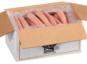 65458 - FROZEN 5/1 BLACK ANGUS BEEF HOT DOGS