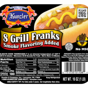 65427 - 8/1 GRILL HOT DOGS