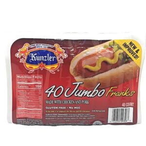 65428 - 8/1 JUMBO HOT DOGS
