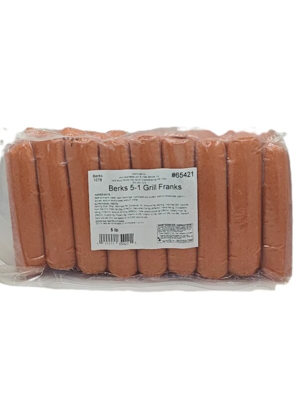 65420 - 5/1 SUPER JUMBO HOT DOGS