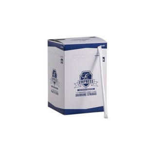 24820 - 7.75" WRAPPED JUMBO CLEAR STRAWS