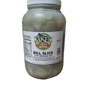 8200 - KOSHER DILL PICKLE KRINKLE CUT SLICES