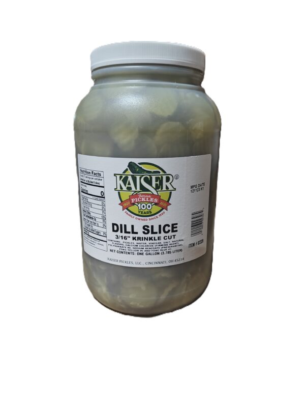 8201 - KOSHER DILL PICKLE KRINKLE CUT SLICES