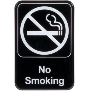 37034 - LARGE NO SMOKING SIGN