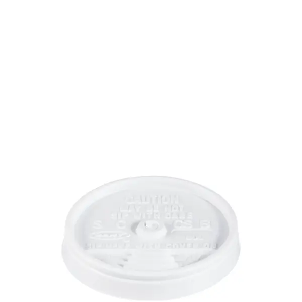 24107 - 8oz WHITE SIP THRU LIDS 8UL