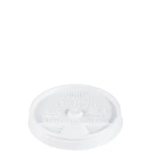 24103 - 10oz WHITE SIP THRU LIDS 10UL