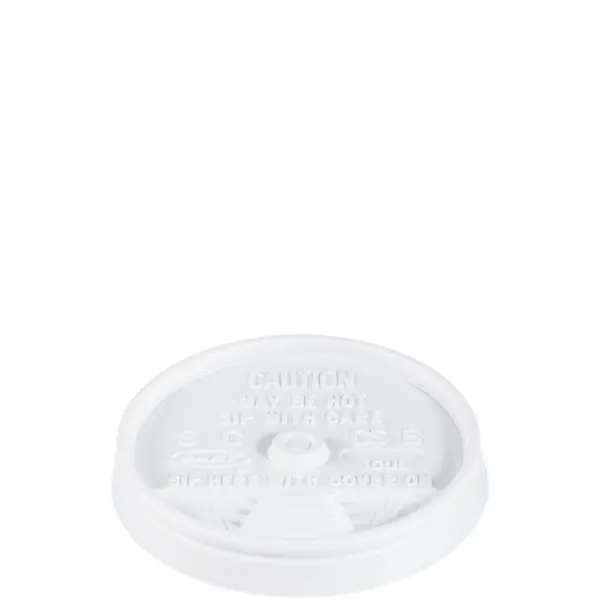 24103 - 10oz WHITE SIP THRU LIDS 10UL