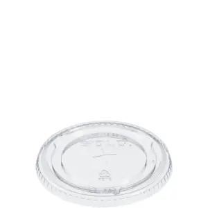 24262 -12-24oz CLEAR PLASTIC STRAW SLOTTED LIDS 626TS