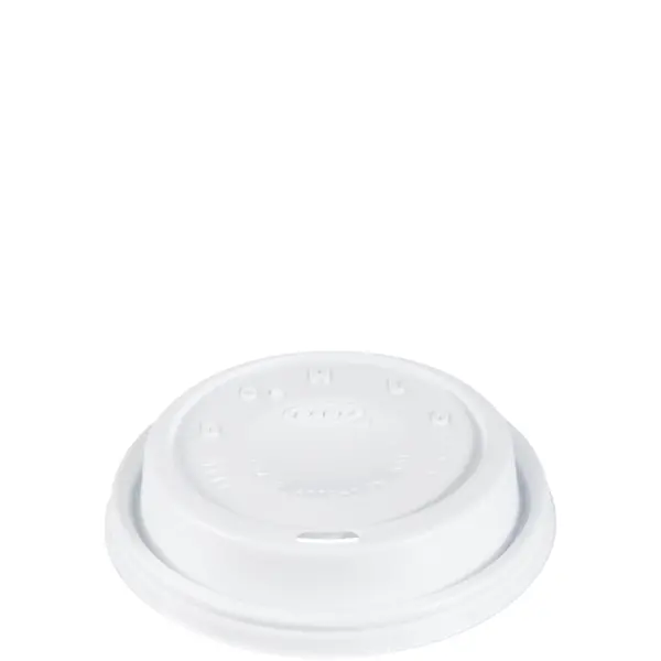 24248 - 12-24oz WHITE PLASTIC CAPPUCCINO LIDS 16EL