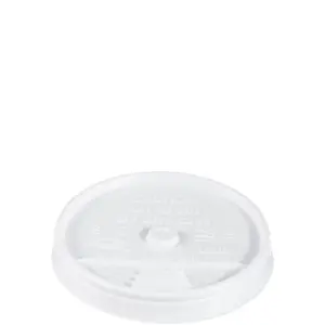 24244 - 16oz WHITE SIP THRU LIDS 16UL