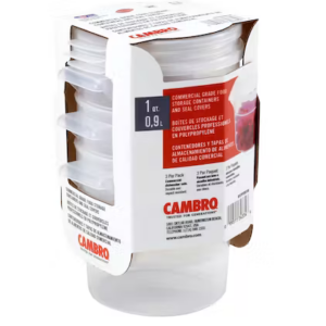 43738 - 1qt ROUND FOOD STORAGE CONTAINERS