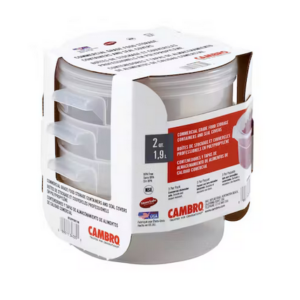 43740 - 2qt ROUND FOOD STORAGE CONTAINERS