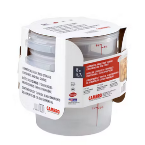 43744 - 6qt ROUND FOOD STORAGE CONTAINERS