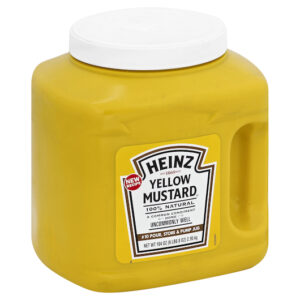 6192 - HEINZ MUSTARD PLASTIC JUG