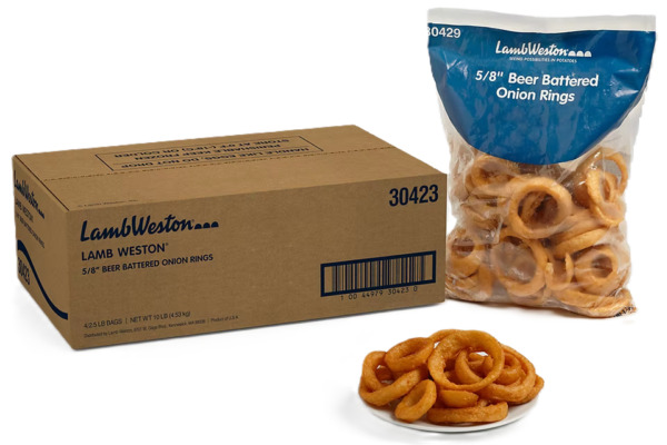 88885 - 5/8" BEER BATTERED ONION RINGS
