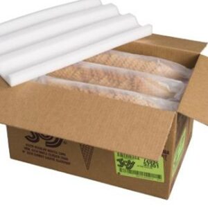 1186 - #6160 REGULAR WAFFLE CONES JACKETED