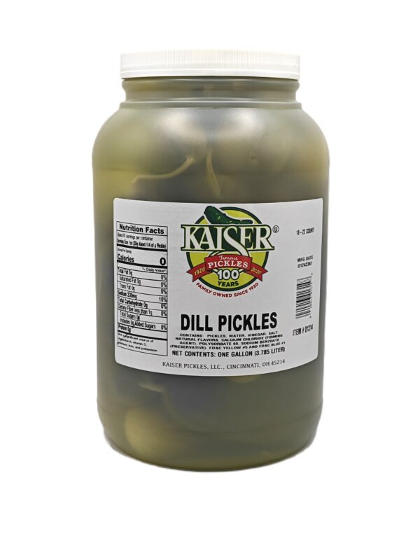 8184 - KOSHER WHOLE DILL PICKLES