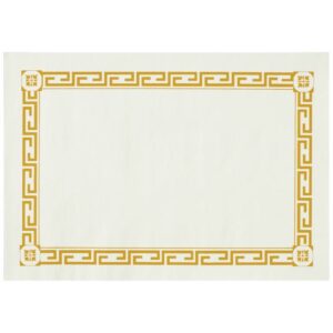 22304 - GOLD GREEK KEY PLACEMATS