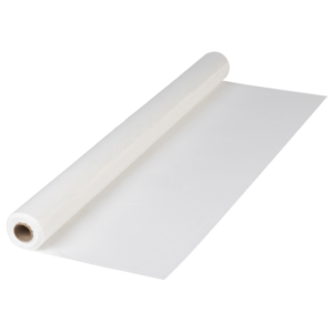 25292 - WHITE PLASTIC TABLECOVER