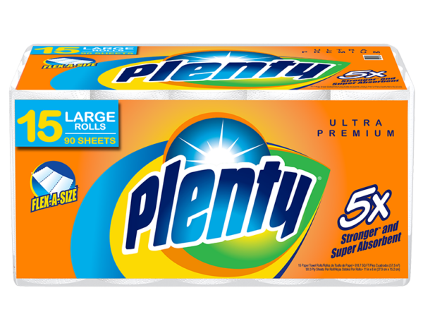 22496 - PLENTY ROLL PAPER TOWELS