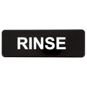 37040 - 3x9 RINSE SIGN
