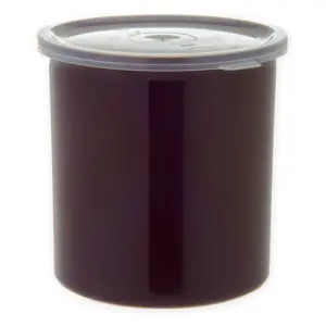 44124 - 1.5qt RED PLASTIC CROCK W/LID