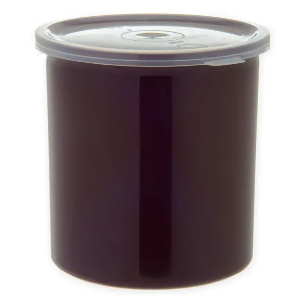 44124 - 1.5qt RED PLASTIC CROCK W/LID